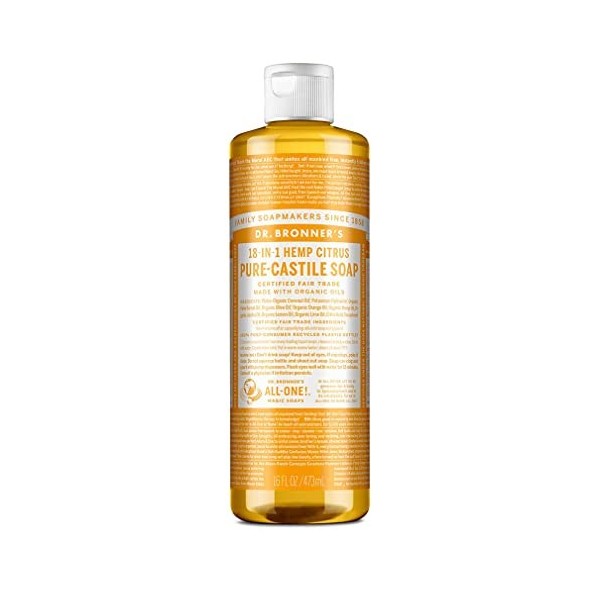 Organic Citrus Castile Liquid Soap - 473ml