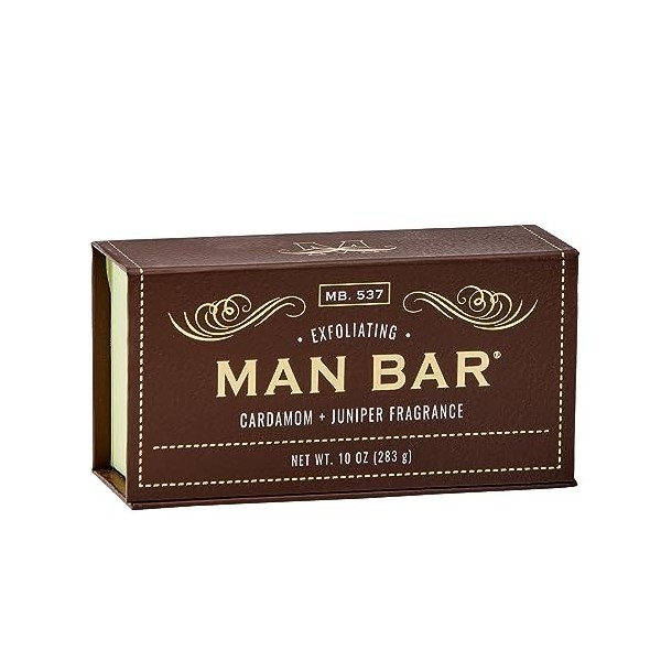 San Francisco Soap Company Exfoliant Man Bar, cardamome et Juniper, 10 Ounce