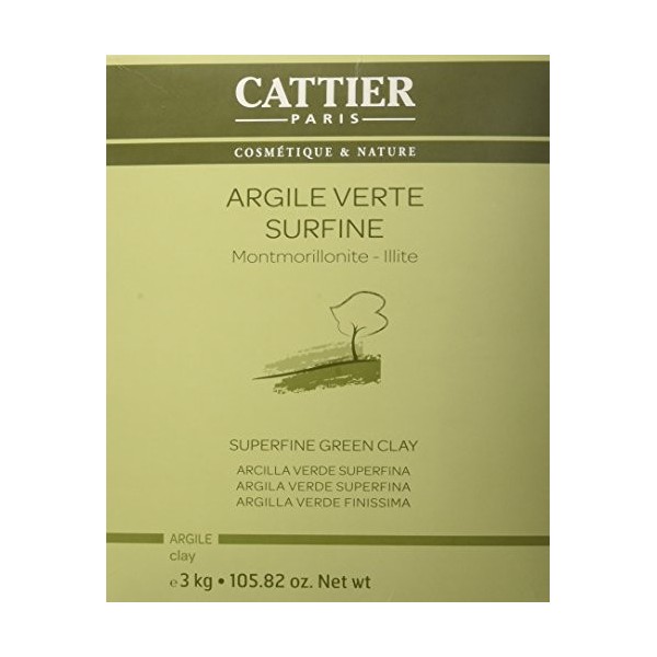 Cattier Vrac - Argile Verte - Surfine - 3 kg