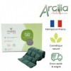 ARGILETZ Lot de 2 boîtes de coussins dargile verte 2x 36 coussinets de 25g distribué par ARCILIA