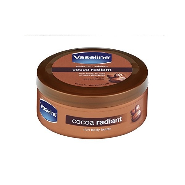 Vaseline Essential Moisture Cocoa Radiant Rich Body Butter 250ml Pack of 2