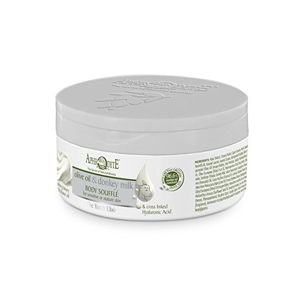 Aphrodite élixir de jeunesse Body Butter Soufflé - Crème raffermissante pour le corps extrêmement au lait dânesse pour resta