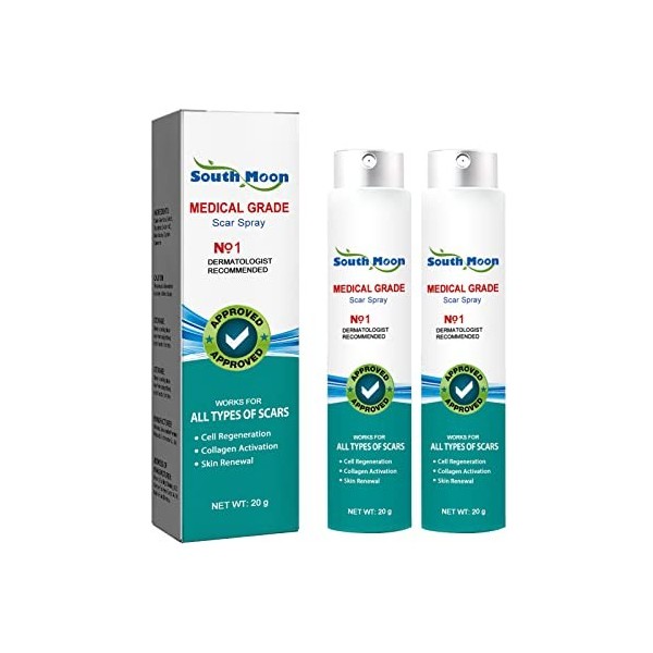 Spray Anti-cicatrices De Qualité Médicale South Moon, Spray Anti-cicatrices De Qualité Médicale, Pour Tous Les Types De Cicat