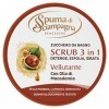 Spuma di Sciampagna Scrub 3 en 1 velours avec huile de Macadamia - 250 ml