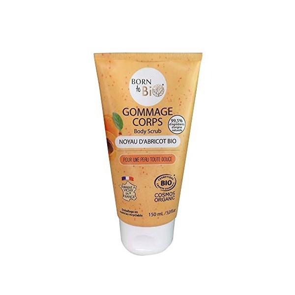 Gommage pour le Corps, Noyau dAbricot, Bio Certifié Ecocert, 150 ml