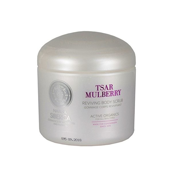 Natura Siberica Gommage Revigorant pour Corps NS Copenhagen Tsar Mulberry 370 ml