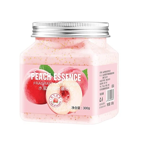 Pâte Gommante Fruitée Sels de Bain Gel Douche Exfoliant Sels Marins Pâte Gommante Corps Délicat Pâte Gommante Odeur C, One S