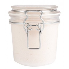 Lumunu by Venize Deluxe 3-en-1 crème exfoliante à lhuile damande, exfoliant corporel 100% naturel dans un verre à repasser 