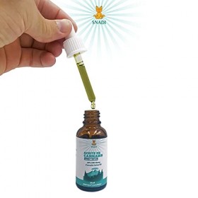 SNADI Plus - Huile de grains de chanvre CBD 20% - 30 ml - 6000 mg - huile pressée à froid - BIO - naturelle oil