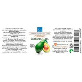 HUILE DAVOCAT ÉCOLOGIQUE - Huile davocat bio pour la peau, le corps, le visage, les cheveux, les ongles, les cuticules - Id