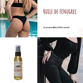 Huile de Fenugrec Fesses et Hanches bio 50ml | Poitrine, Cheveux, Visage | 100% naturelle
