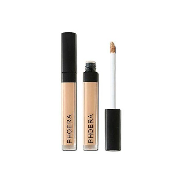 Makeup Concealer Liquide Hydratant Conceal HD High Definition Foundation, 24HR Full Coverage Liquid Concealer for Dark Circle