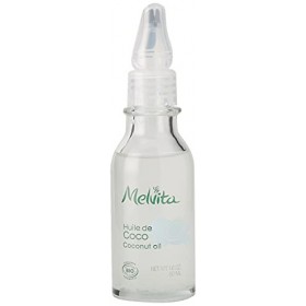 Melvita - Huile de Coco Bio - Soin Visage, Corps et Cheveux - Soin Réparateur Nutrition Intense - Pressée à Froid - Certifié 