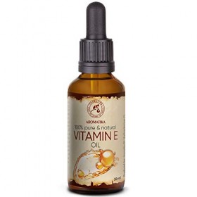 Vitamine E Huile 50ml - Tocopherol - Naturelle - Riche en Vitamine E - Huile Anti-âge - Soins visage - Peau - Soins du Corps 
