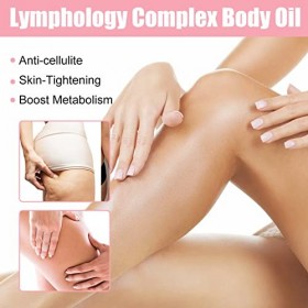 2PCS Lymphology Complex Body Oil Anti Cellulite Massage Oil 2023 New Body Oil Rose Stem Flower Oil for Dry, Damaged Skin, Ach