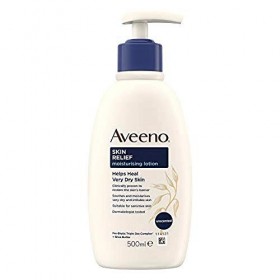 Aveeno Lotion hydratante pour soulager la peau dès le premier jour | Pour un soin très sec et irritable | Beurre de karité et