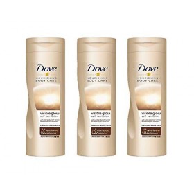 3x Dove Summer Glow Body Lotion for Normal to Dark Skin 250ml