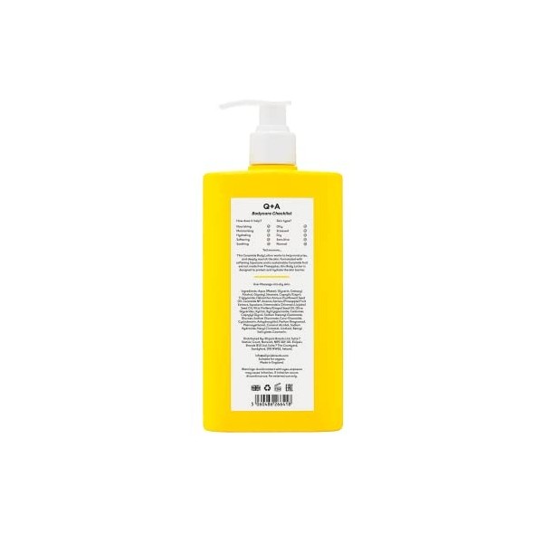 Q+A Lotion Corporelle aux Céramides, Pour une nutrition ultime et une hydratation en profondeur, cette lotion corporelle aux 