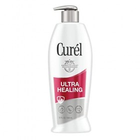 Curel Lotion hydratante intensive Ultra Healing pour peaux extra-sèches - Guérit et protège la peau pendant 24 heures - 384 m