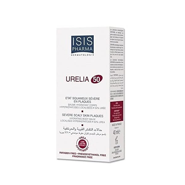 ISIS PHARMA URELIA BODY balm 50% UREA SEVERE SCALY SKIN PLAQUES - 40 ml. by ISIS PHARMA