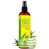 Spray à l’aloe vera biologique pour le corps et les cheveux - à base de plantes daloe vera fraîchement coupées - extra fort 