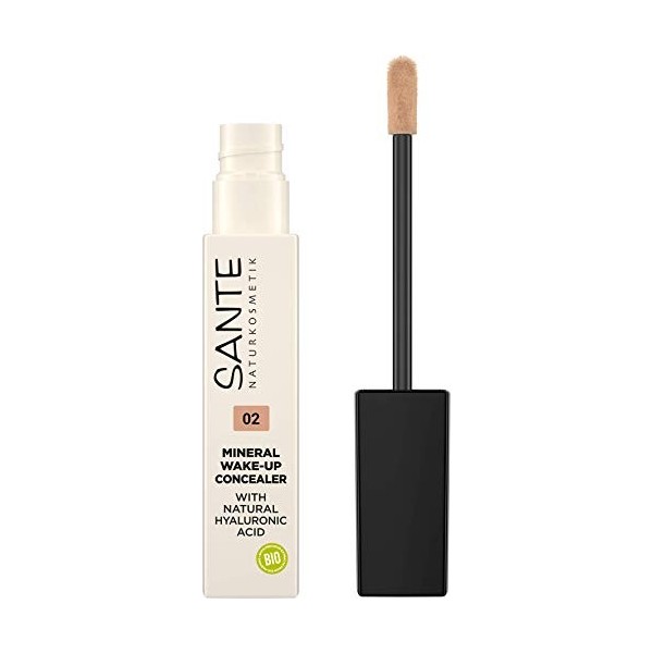 Sante Naturkosmetik Mineral Wake up Concealer 01 Neutral Ivory Couvre les ombres et les imperfections Convient pour le contou