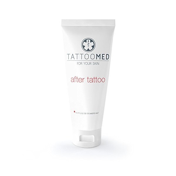 TattooMed After Tattoo - Crème de Soin Médicale avec Panthénole Protection des Tatouages – 1x 100ml