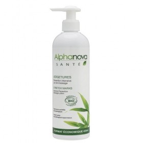 Alphanova Santé Vergetures Lait de Massage Prévention Intensive 400 ml