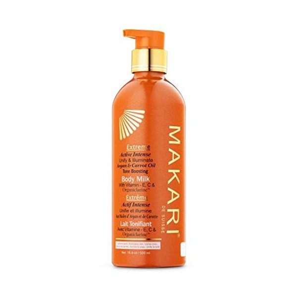 Makari Extreme Active Intense Advanced Lightening Argan & Carrot Oil Toning Milk with Vitamin E, C & Organiclarine 500ml