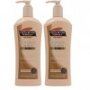 Palmers Natural Bronze Lot de 2 lotions pour le corps au beurre de cacao 400 ml