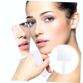 Beavorty Miroir De Vache Miroirs De Poche Miroir À Main Vintage Mini Miroirs Miroir De Coiffure Miroir À Main De Voyage Petit