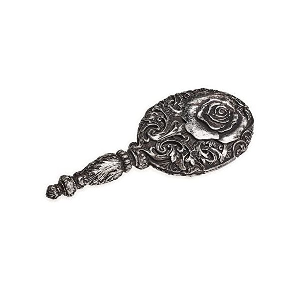 Miroir à main Baroque Rose argent - Gothique - Alchemy Gothic