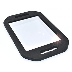 Hairlich Miroir à main | Professionnel léger | Miroir de coiffure portable | Mousse | avec 2 poignées | 41 cm de long | pour 