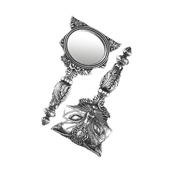 Alchemy Gothic Sacred Cat Hand Mirror