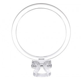Miss Sweet Miroir de poche pliable avec grossissement 10x et taille réelle, miroir de voyage, S2 7X/1X hand mirror