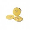 The Beekeeper Bee Happy Yellow Compact Mirror