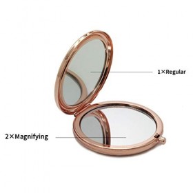 Fnbgl Miroir de poche de voyage personnalisé avec inscription « A True Friend Loves You As You are Rose Gold Friend BFF Cadea