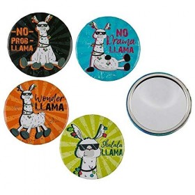 Miroir de poche Llama