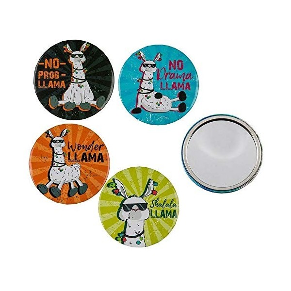 Miroir de poche Llama