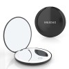 MILEDUO Miroir compact avec lumière grossissante x10 - Miroir de voyage compact double face pour sac à main, sac à main, sac 