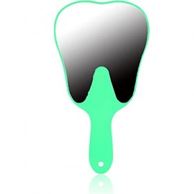 Miroir à Main, Soins Dentaires, Miroir à Main, Mode Mignonne, 4 Couleurs, Poignée en Plastique vert 