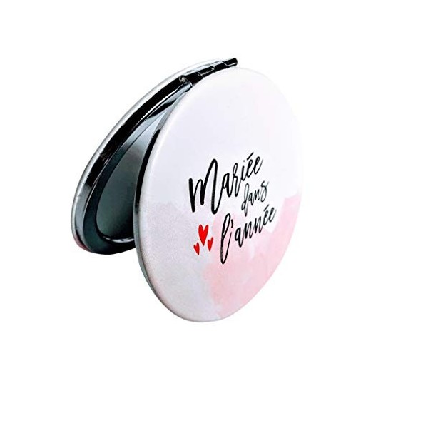 TE Whaka Miroir Mariée dans lannée | Future mariée - Cadeau EVJF - Cadeau Mariage - Accessoire Mariage | Team de la mariée -