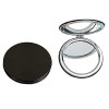 Zcooooool Miroir de Maquillage, Miroir Pliant Rond 6.7 CM,Miroir de Maquillage Professionnel Double Face Un côté agrandi,lau