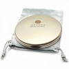 Miroir Compact Grossissant pour Porte-Monnaie avec Grossissement 10x - Miroir de Voyage Noir à Double Face pour Le Maquillage