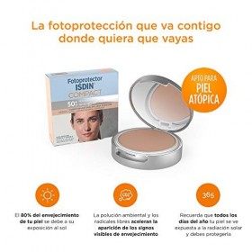 Fotoprotector ISDIN SPF-50 + MAQUILLAGE COMPACT COMPACT SANS HUILE ARENA 10 G
