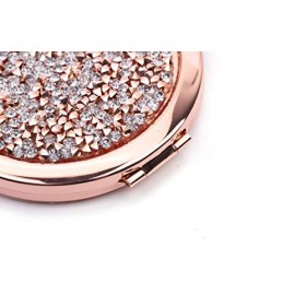 KOTWDQ amplifie Les Petits miroirs de Maquillage Les miroirs de Maquillage de Poche Circulaire de