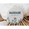 Manahia Miroir Cadeau Marraine - Marraine Parfaite - Bijoux, Cadeau Baptême - Annonce Grossesse - Demande Marraine- Cadeau No