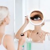 Miroir grossissant 15X - Utilisé pour lapplication de Maquillage - Épilation - et élimination des Points Noirs/Imperfections