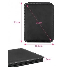 Pitasha Miroir de Maquillage Portable de Voyage avec Support Miroirs Compact de Bureau, HD Miroir Pliant de Bureau avec Angle
