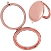 Tolenre Petit Miroir de Poche, Rond Miroir Pliable Double Faces, Miroir Compact Grossissant Porte, Miroir de Voyage pour Le M